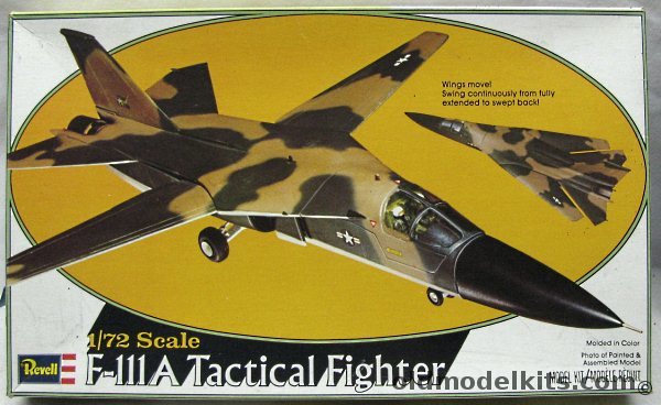 Revell 1/72 US Air Force F-111A - 474th TFW Vietnam Fall 1972, H4303 plastic model kit